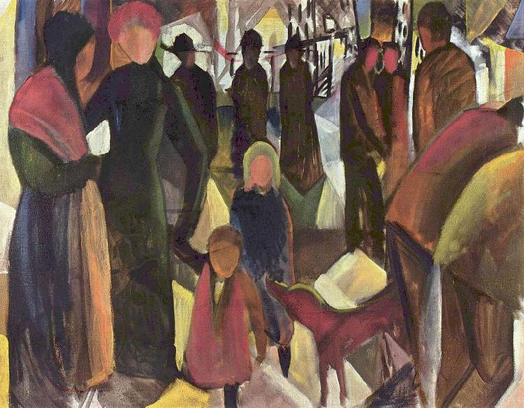 August Macke Farewell oil painting picture